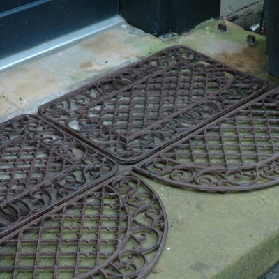 Felpudo Hierro Semicircular Media Ca�a